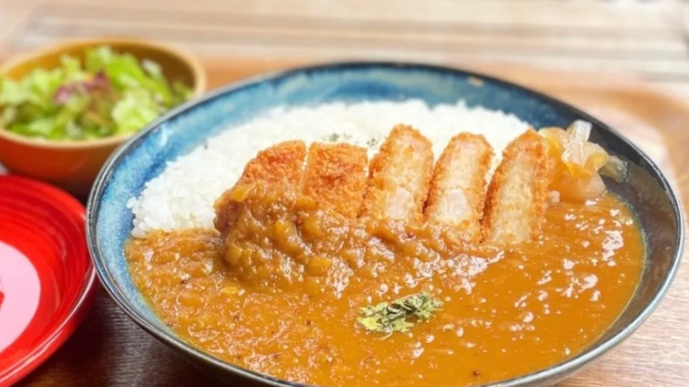 新着🌸 海老カツカレー