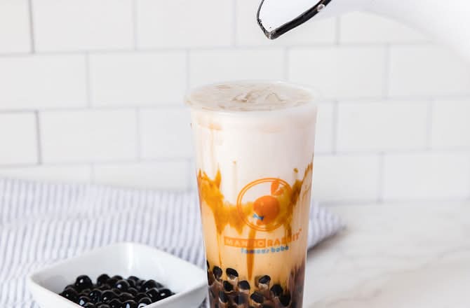 Brown Sugar Boba Caramel Milk (No Tea) 黑糖波霸焦糖牛奶（无茶）