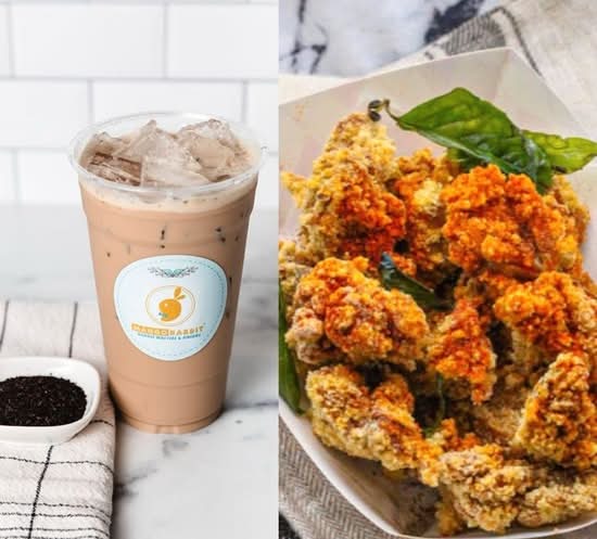 House Milk Tea + Popcorn Chicken (M) 經典奶茶+鹽酥雞 (中份）