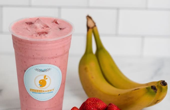 Strawberry Banana Smoothie 草莓香蕉冰沙