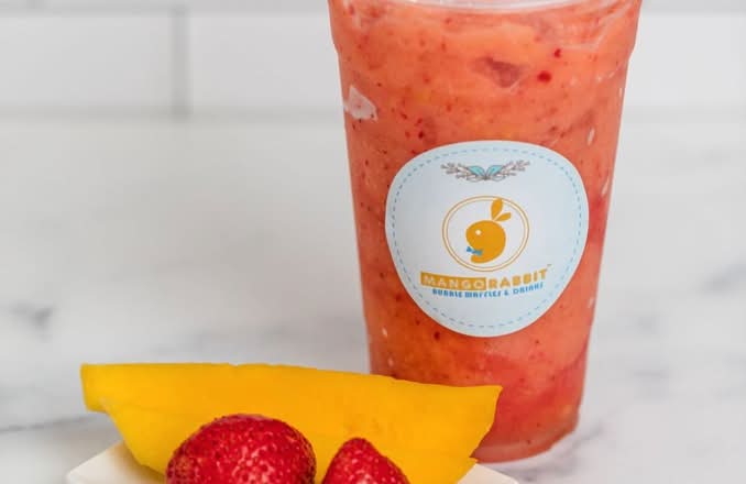 Strawberry Mango Smoothie 草莓芒果冰沙