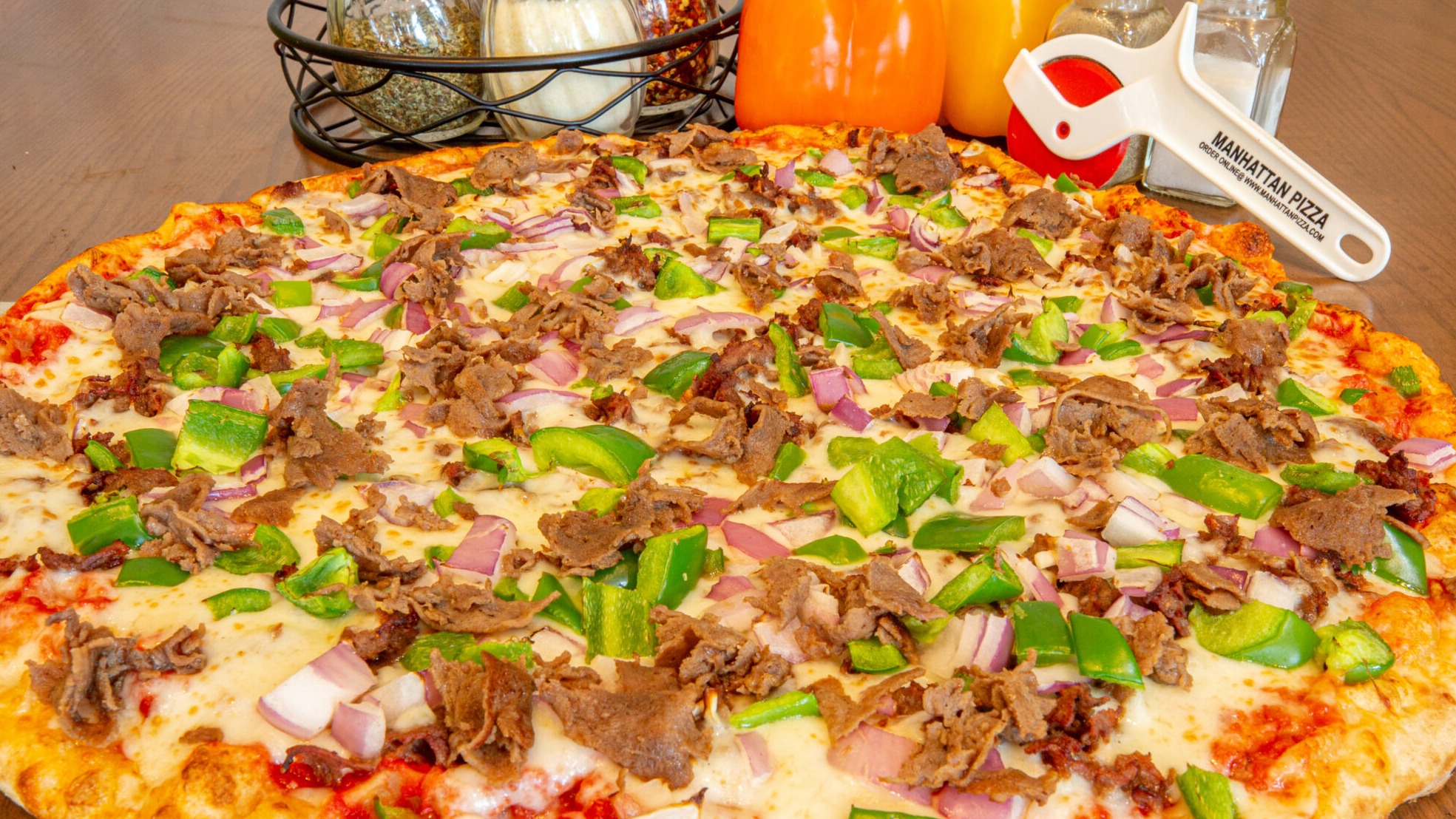 Steak and Cheese Pizza (Large)