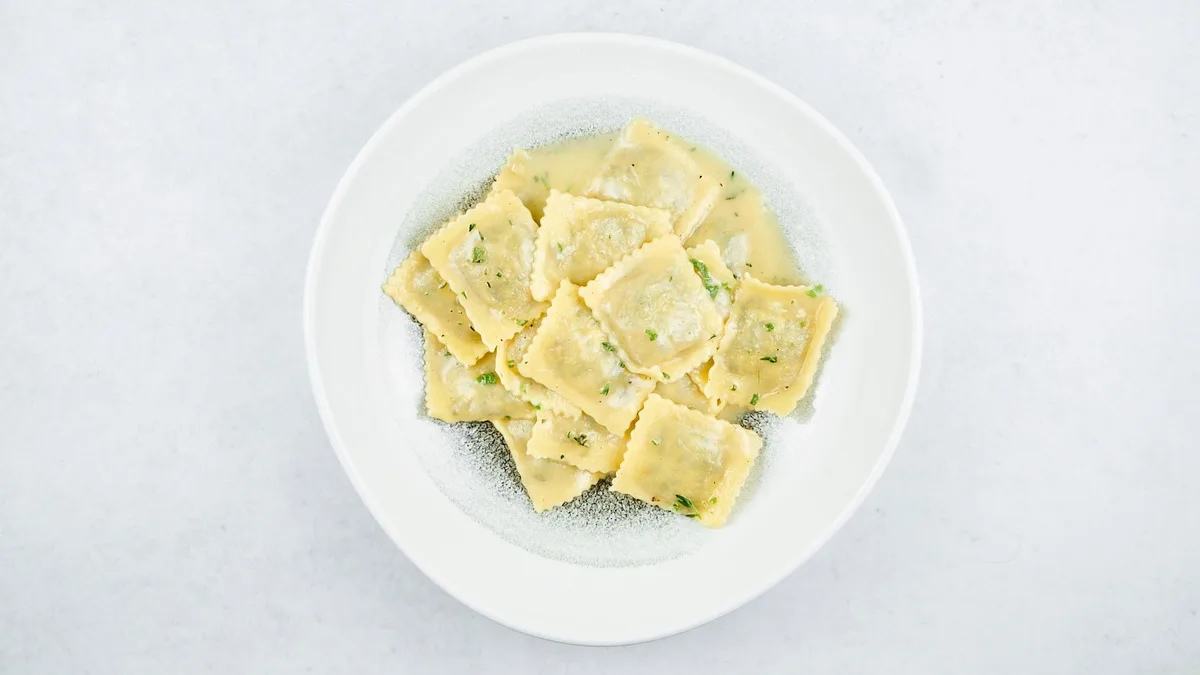 Ravioli mit Cime di Rape