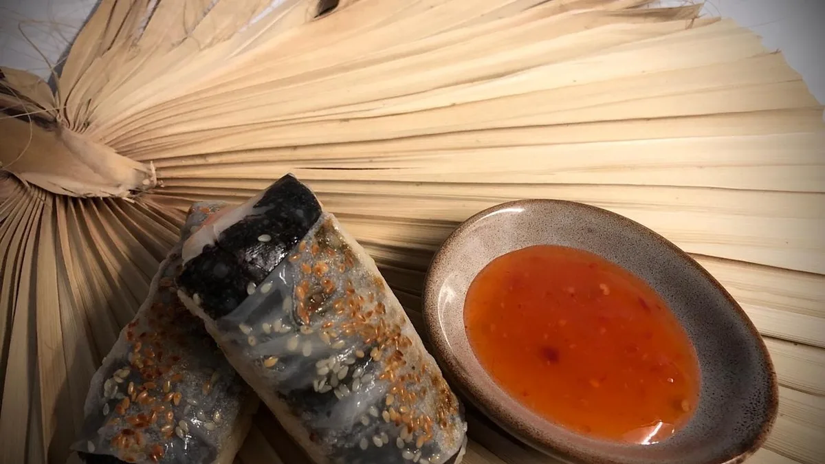 Düyü Lavaşında Suşi Roll