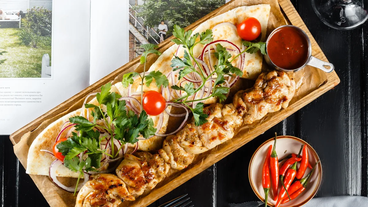Шашлык из курицы