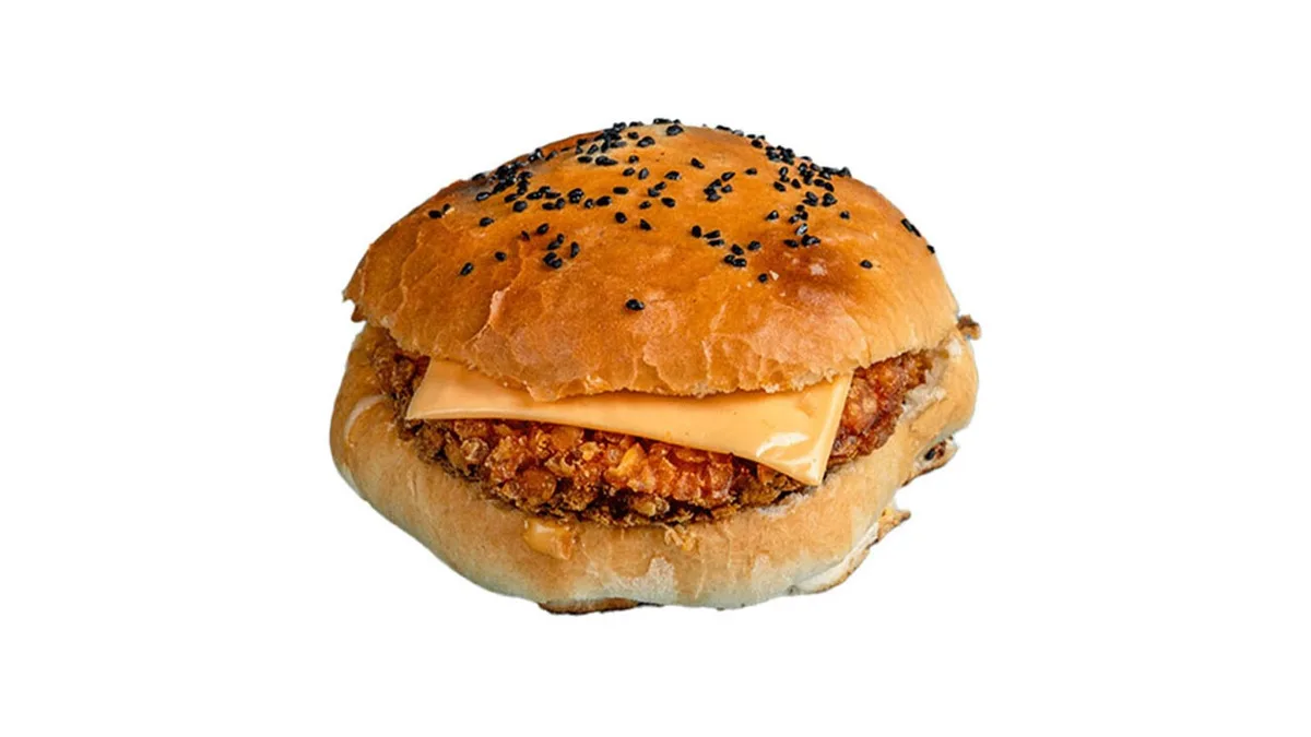 Crispy Chicken Cheeseburger