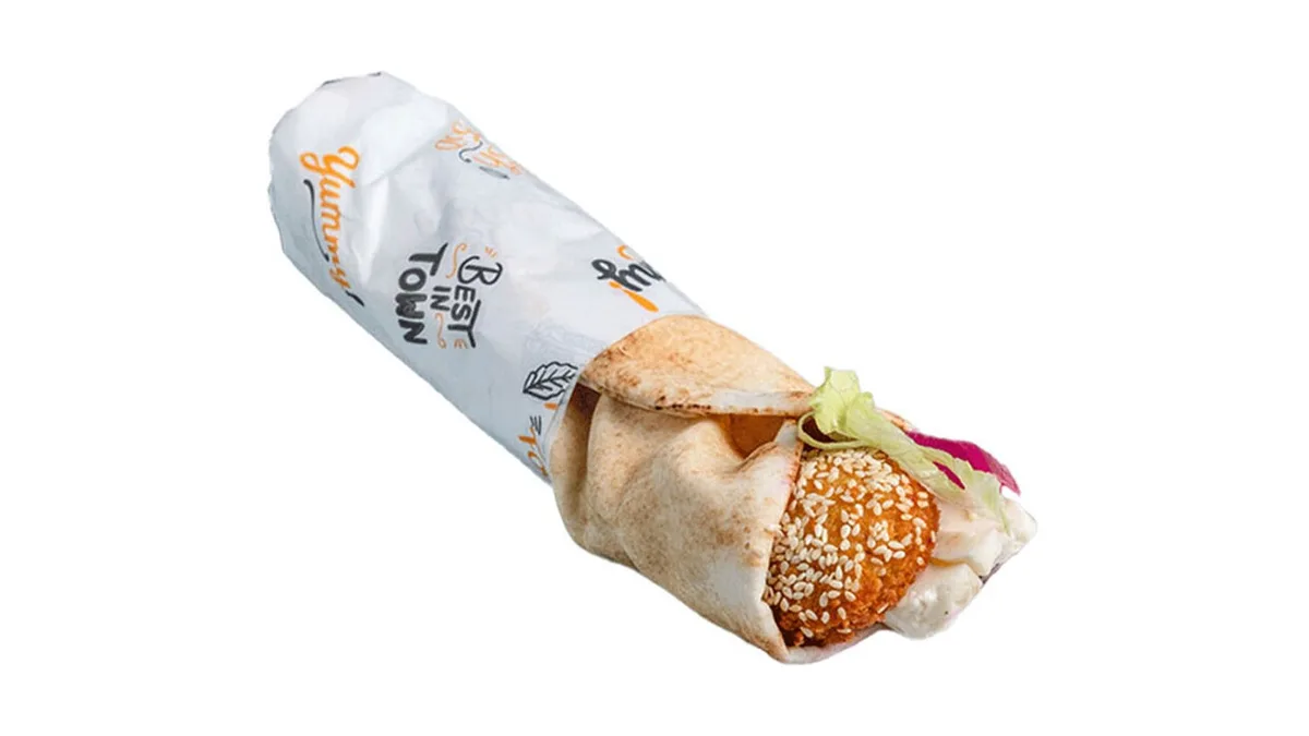 Falafel Wrap mit Halloumi