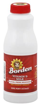 Borden Milk Whole 16oz