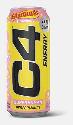 C4 Starburst Strawberry 16oz