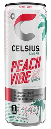 Celsius Sparkling Peach Vibe 12oz