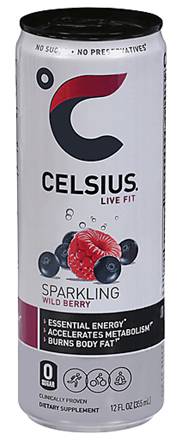 Celsius Sparkling Wild Berry 12oz