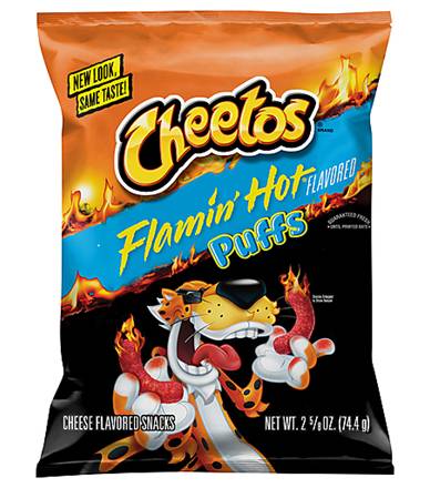 Cheetos Jumbo Puffs Hot 2.625oz