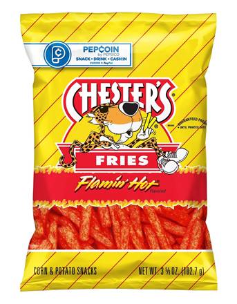 Chester's Flamin' Hot Fries 3.625oz