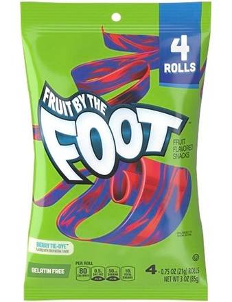 Fruit By The Foot Roll Tie Dye 4ct