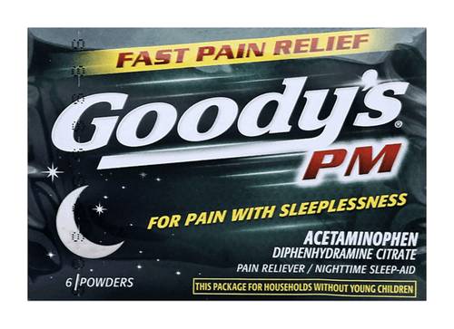 Goody’s PM Pain Relief Powder 6ct