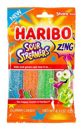 Haribo Streamers Sour Zing 4.5oz