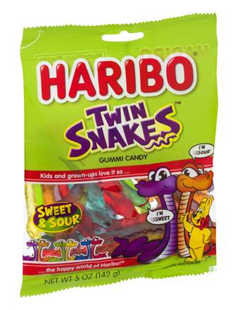 Haribo Twin Snakes 5oz