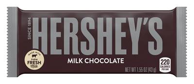 Hershey’s Milk Chocolate Bar 1.55oz