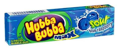 Hubba Bubba Sour Blue Raspberry 5ct