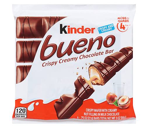 Kinder Bueno Bar 4pk 0.75oz