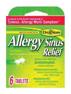 Lil Drug Allergy Sinus Relief 6ct