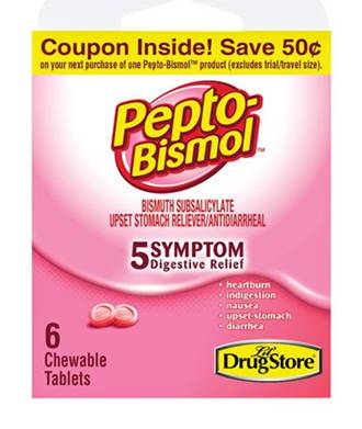 Lil Drug Pepto Bismol 6ct