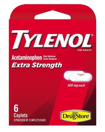 Lil Drug Tylenol Extra Strength 6ct