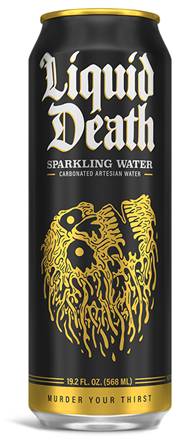 Liquid Death Water Black 19.2oz Can