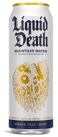 Liquid Death Water White 19.2oz Can
