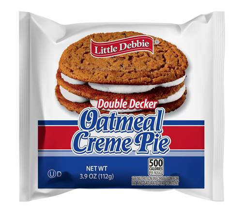 Little Debbie Oatmeal Pie Double Dark 3.9oz