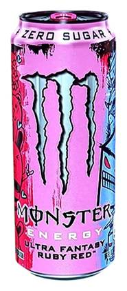 Monster Energy Ruby Red Zero Sugar 16oz