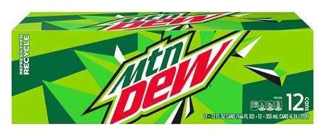 Mountain Dew 12pk 12oz Cans
