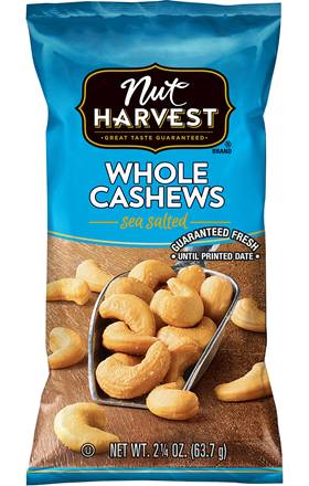 Nut Harvest Cashews 2.25oz