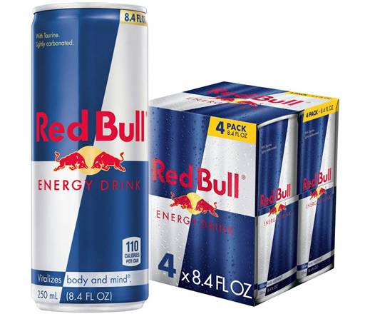 Red Bull Energy Drink 4pk 8.4oz Cans