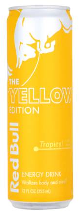 Red Bull Yellow Edition Tropical Punch 12oz