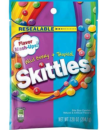 Skittles Flavor MashUps Wild Berry and Tropical