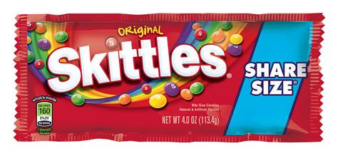 Skittles Original Share Size Candies 4oz
