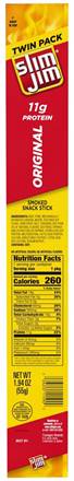 Slim Jim Spicy Smoked Snack Twin Pack 1.94oz