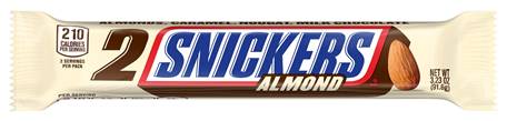 Snickers Almond Candy Bar 3.23oz