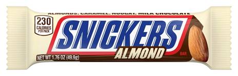 Snickers Almond Milk Chocolate Bar 1.76oz