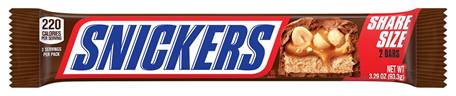 Snickers Sharing Size Candy Bars 3.29oz