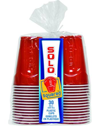 Solo Squared Plastic Cups 30pk