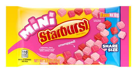 Starburst FaveReds Mini Size 3.5oz