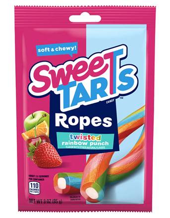 Sweetarts Rope Twisted Rainbow Bag 5oz