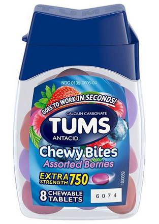 Tums Extra Chewy Assorted Berries 8ct