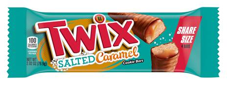 Twix Salted Caramel Cookie Bars Share Size 2.82oz