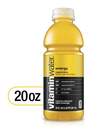 Vitaminwater Energy Tropical Citrus 20oz