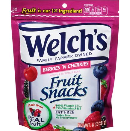 Welch’s Fruit Snacks Berry Cherry 8oz
