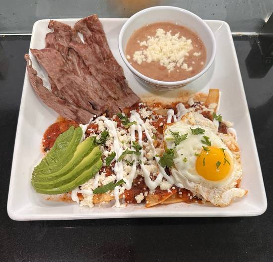 Chilaquiles Salsa de Molcajete