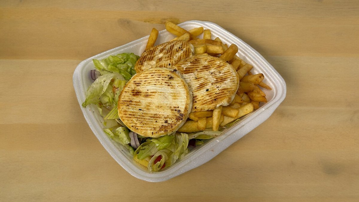 Grillezett camembert sajt